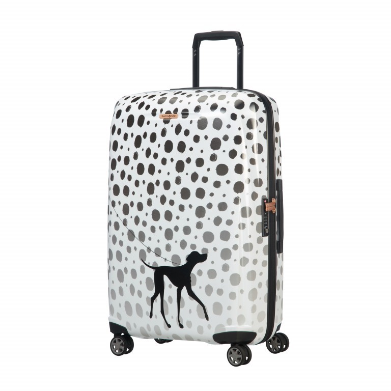 Koffer Disney Forever Spinner 69 Dalmatians, Farbe: weiß, Marke: Samsonite, EAN: 5414847852497, Abmessungen in cm: 45x69x30, Bild 1 von 3