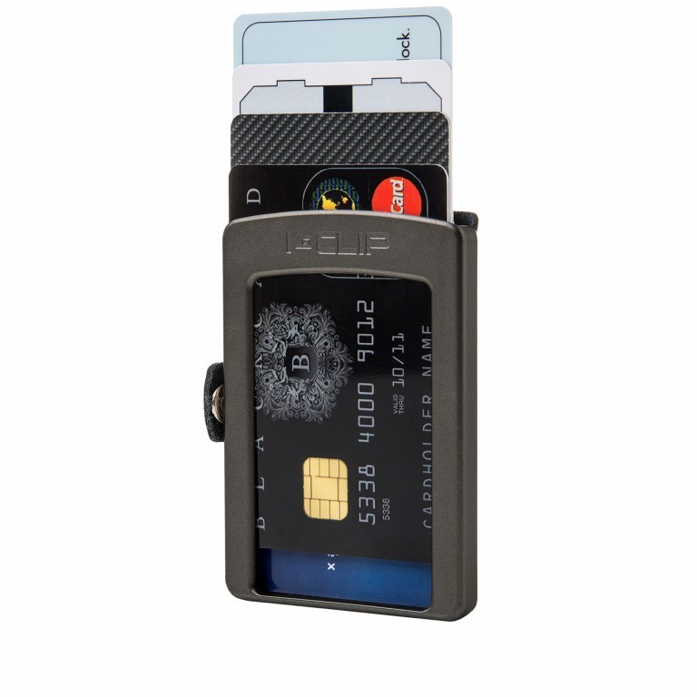 Wallet Advantage Schwarz, Farbe: schwarz, Marke: I-Clip, EAN: 4260169244769, Abmessungen in cm: 9x7x1.7, Bild 3 von 4