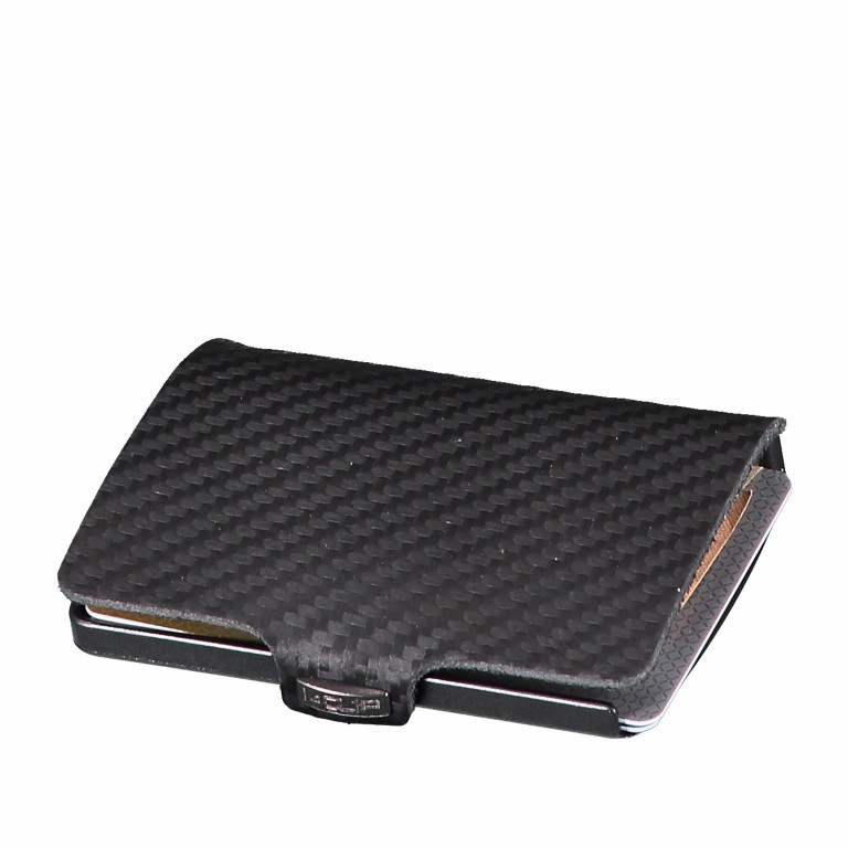 Wallet Carbon Schwarz, Farbe: schwarz, Marke: I-Clip, EAN: 4260169244721, Abmessungen in cm: 9x7x1.7, Bild 1 von 4