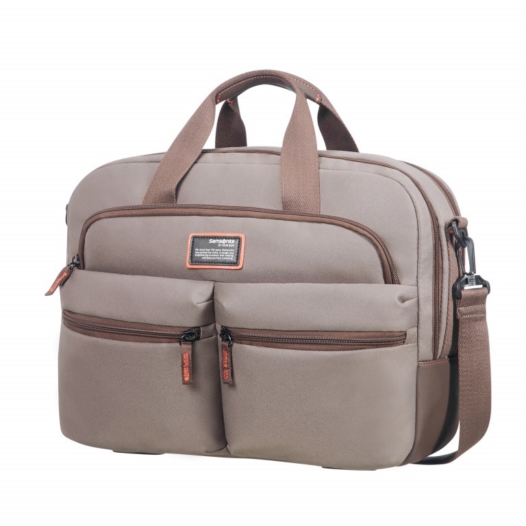 Laptoptasche Rockwell Bailhandle 15.6 Zoll mit Smart Sleeve Grey, Farbe: grau, Marke: Samsonite, EAN: 5414847771071, Abmessungen in cm: 42.5x31.5x21.5, Bild 1 von 7