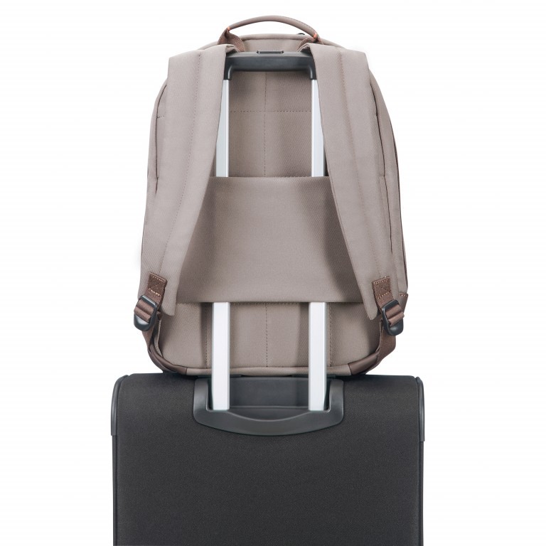 Rucksack Rockwell Laptop Backpack 15.6 Zoll mit Smart Sleeve Grey, Farbe: grau, Marke: Samsonite, EAN: 5414847771118, Abmessungen in cm: 33.5x43x23.5, Bild 7 von 7