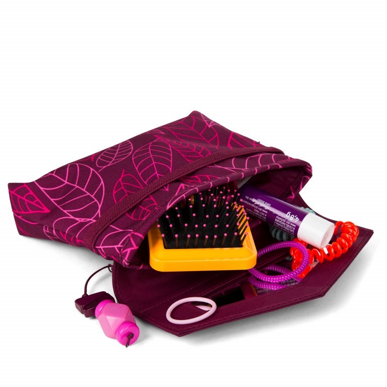 Tasche Klatsch Girlsbag Purple Hibiscus, Farbe: schwarz, Marke: Satch, EAN: 4057081025107, Abmessungen in cm: 17.5x12.5x4, Bild 7 von 10