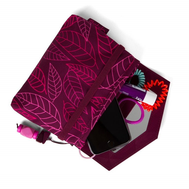 Tasche Klatsch Girlsbag Purple Hibiscus, Farbe: schwarz, Marke: Satch, EAN: 4057081025107, Abmessungen in cm: 17.5x12.5x4, Bild 9 von 10