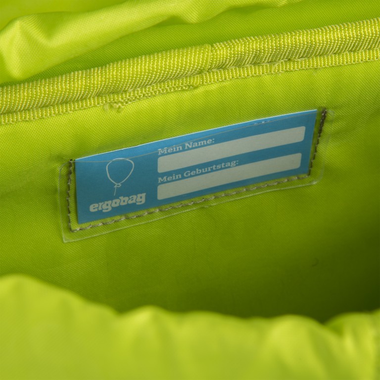 Kinderrucksack Mini LiBäro 2:0, Farbe: grün/oliv, Marke: Ergobag, EAN: 4057081051922, Abmessungen in cm: 20x30x17, Bild 8 von 11