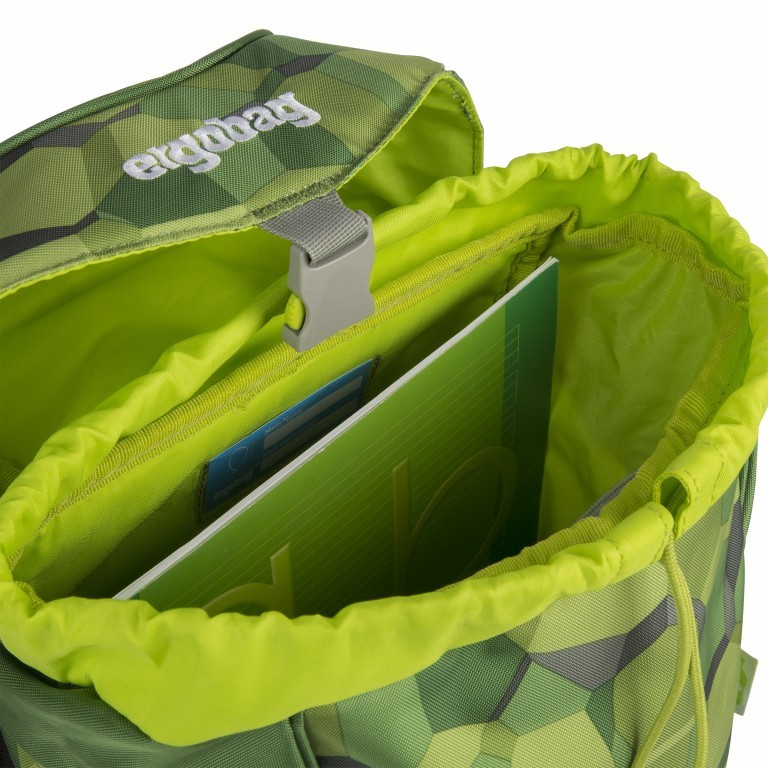 Kinderrucksack Mini LiBäro 2:0, Farbe: grün/oliv, Marke: Ergobag, EAN: 4057081051922, Abmessungen in cm: 20x30x17, Bild 9 von 11