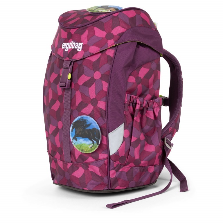 Kinderrucksack Mini NachtschwärmBär, Farbe: flieder/lila, Marke: Ergobag, EAN: 4057081051908, Abmessungen in cm: 20x30x17, Bild 3 von 11