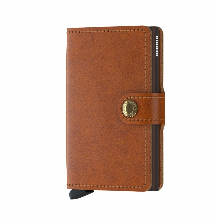 Geldbörse Miniwallet Original mit RFID-Schutz Cognac Brown, Farbe: cognac, Marke: Secrid, EAN: 8718215286202, Abmessungen in cm: 6.8x10.2x2.1, Bild 1 von 5