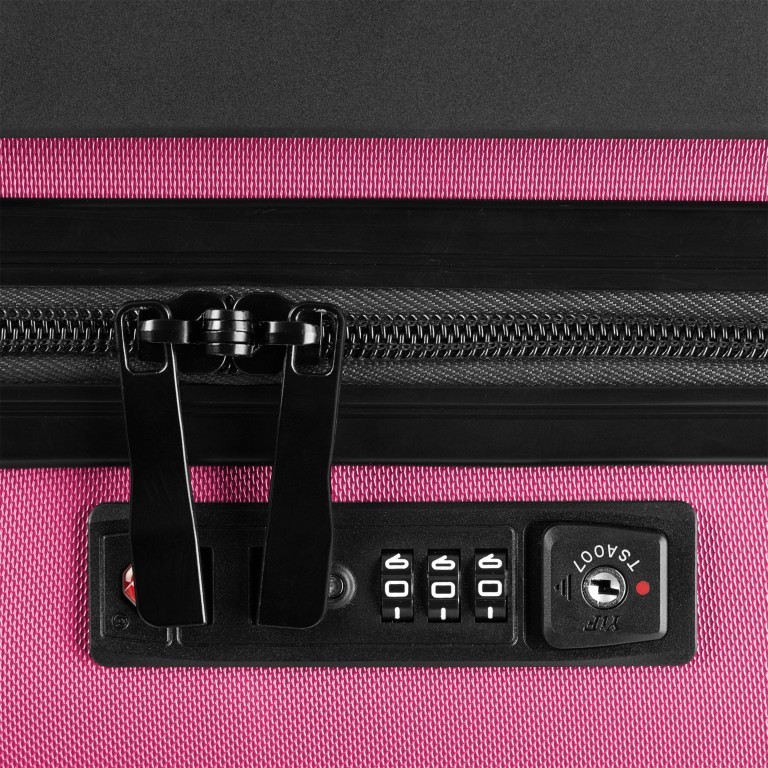 Koffer Canberra 50 cm Pink, Farbe: rosa/pink, Marke: Loubs, Abmessungen in cm: 40x55x20, Bild 4 von 5