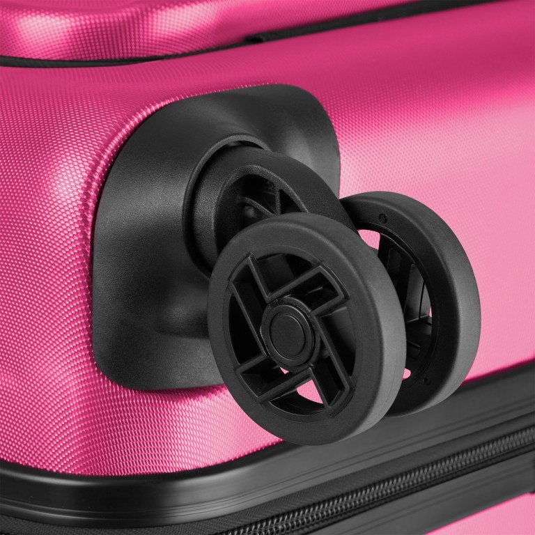 Koffer Canberra 50 cm Pink, Farbe: rosa/pink, Marke: Loubs, Abmessungen in cm: 40x55x20, Bild 5 von 5