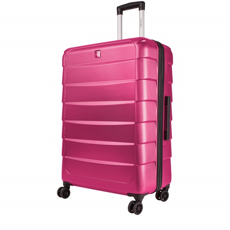 Koffer Canberra 75 cm Pink, Farbe: rosa/pink, Marke: Loubs, Abmessungen in cm: 52x76x29, Bild 2 von 5
