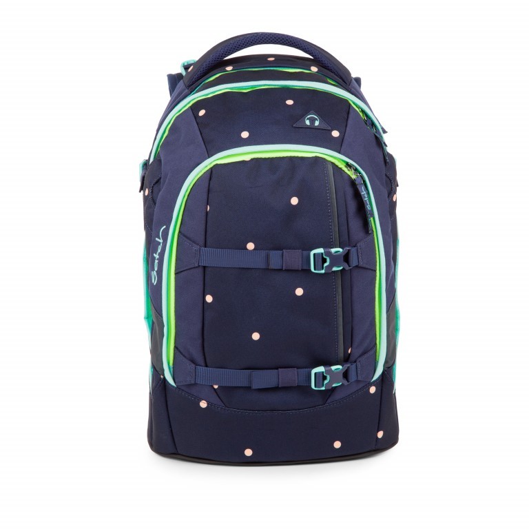 Rucksack Pack Pretty Confetti, Farbe: blau/petrol, Marke: Satch, EAN: 4057081072361, Abmessungen in cm: 30x45x22, Bild 1 von 11