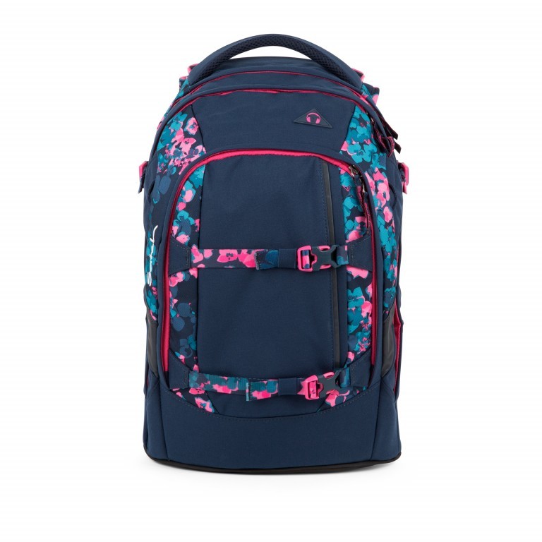 Rucksack Pack Awesome Blossom, Farbe: blau/petrol, Marke: Satch, EAN: 4057081029198, Abmessungen in cm: 30x45x22, Bild 1 von 16