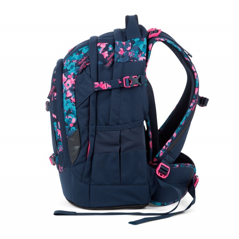 Rucksack Pack Awesome Blossom, Farbe: blau/petrol, Marke: Satch, EAN: 4057081029198, Abmessungen in cm: 30x45x22, Bild 3 von 16