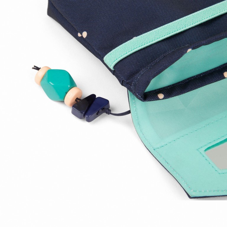 Tasche Klatsch Girlsbag Pretty Confetti, Farbe: blau/petrol, Marke: Satch, EAN: 4057081029907, Abmessungen in cm: 17.5x12.5x4, Bild 7 von 8