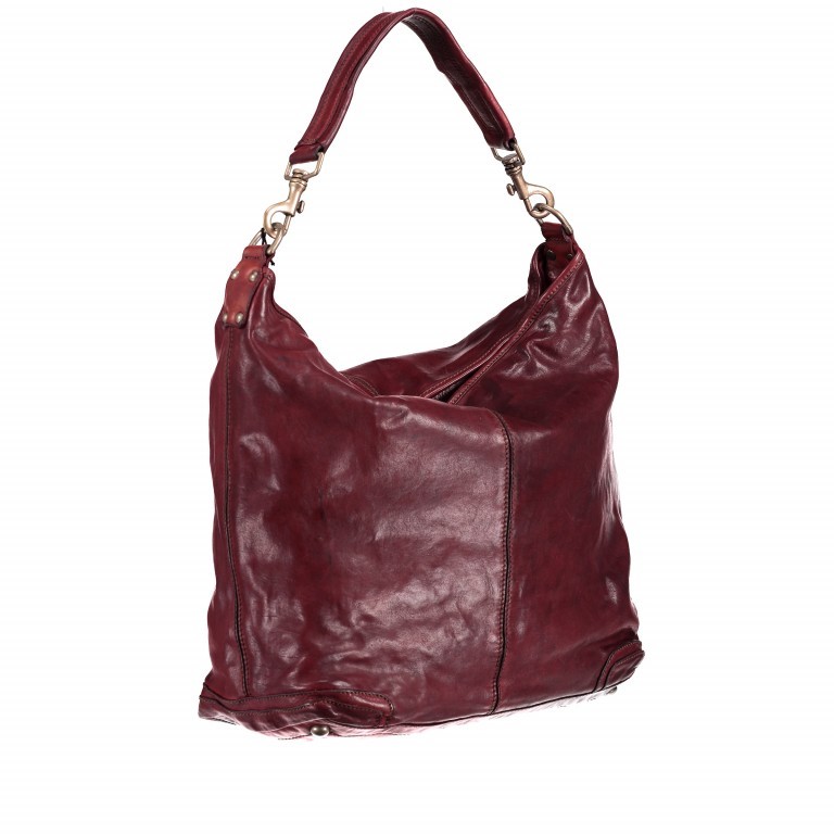 Beuteltasche 0130-X0001 Leder 48cm Vinaccia, Farbe: rot/weinrot, Marke: Campomaggi, EAN: 8054302148504, Bild 2 von 11