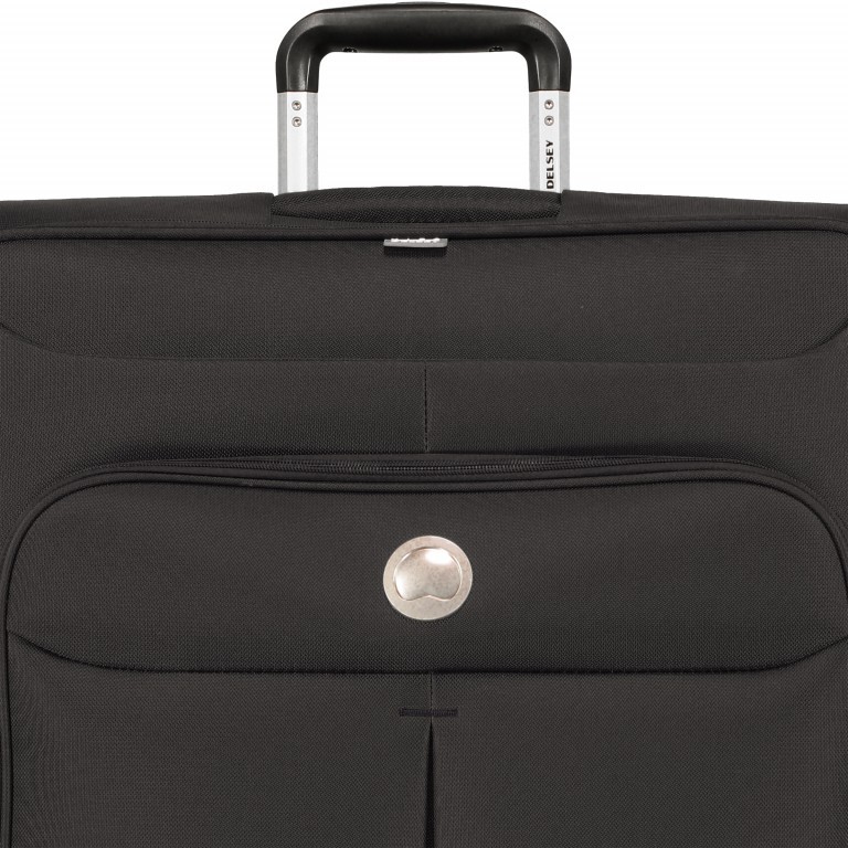 Koffer Visa 013442723 2 Rollen 55 cm Black, Farbe: schwarz, Marke: Delsey, EAN: 3219110407211, Abmessungen in cm: 40x55x20, Bild 2 von 10