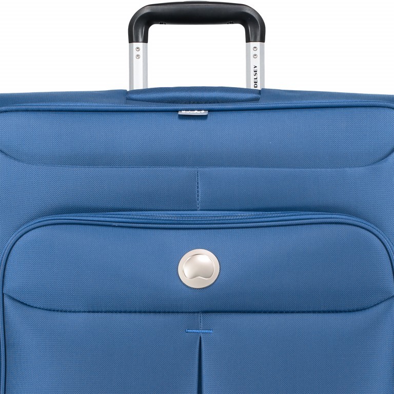 Koffer Visa 360° 68 cm Light Blue, Farbe: blau/petrol, Marke: Delsey, EAN: 3219110390193, Abmessungen in cm: 44x68x27, Bild 2 von 10
