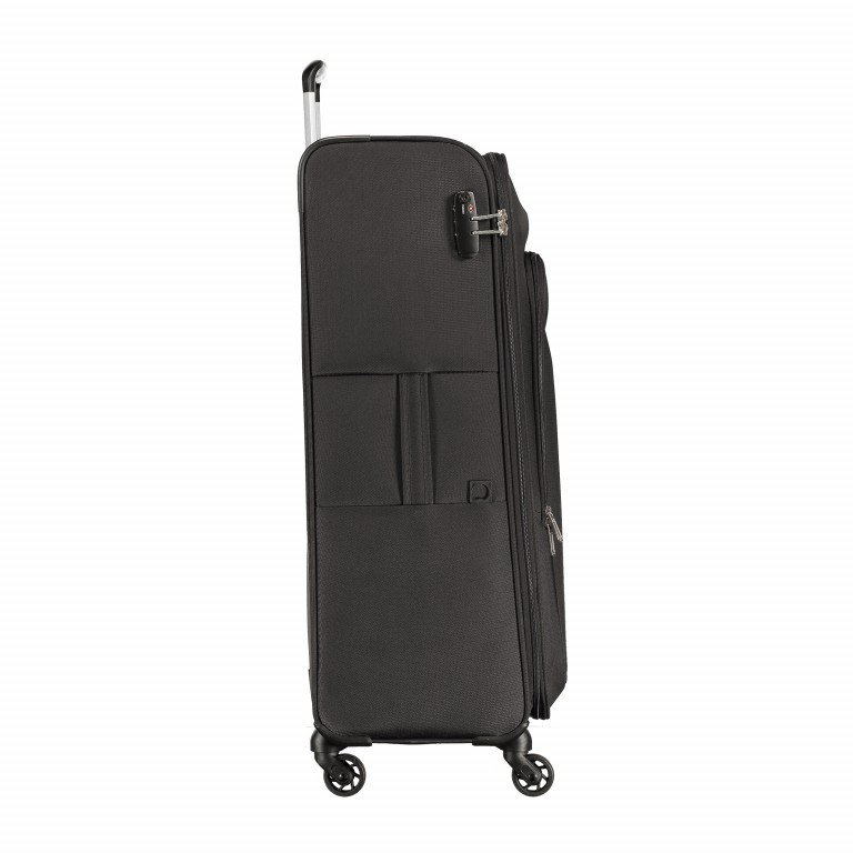 Koffer/Trolley Visa 360° 78 cm Black, Farbe: schwarz, Marke: Delsey, EAN: 3219110390179, Abmessungen in cm: 50x78x30, Bild 3 von 11