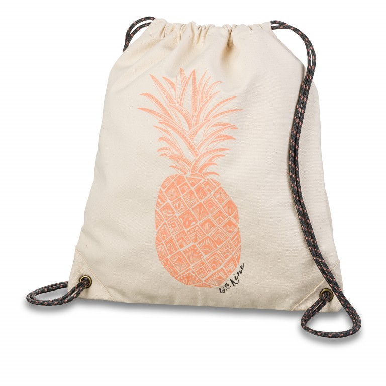 Rucksack Paige Zugbeutel Dk Pineapple, Farbe: orange, Marke: Dakine, EAN: 0610934243277, Abmessungen in cm: 30x40x0, Bild 1 von 2