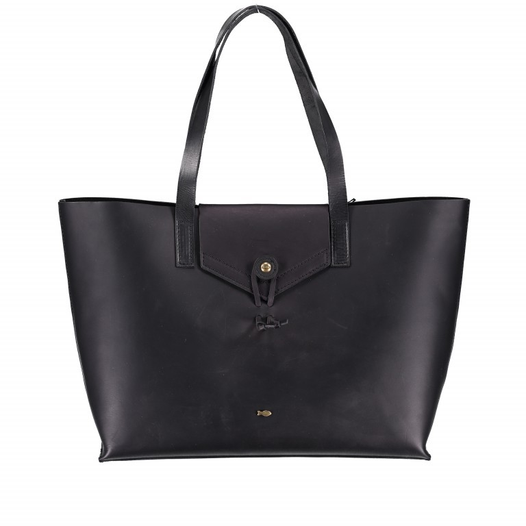 Handtasche Tormalina Leder Black, Farbe: schwarz, Marke: Campomaggi, EAN: 8054302191944, Abmessungen in cm: 38x30x12, Bild 1 von 6