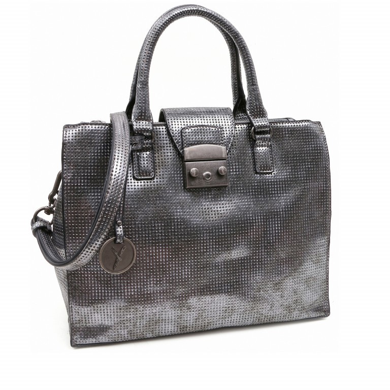 Shopper Missy 11495 Dark Silver, Farbe: metallic, Marke: Suri Frey, EAN: 4056185086564, Abmessungen in cm: 31x25x14, Bild 3 von 10