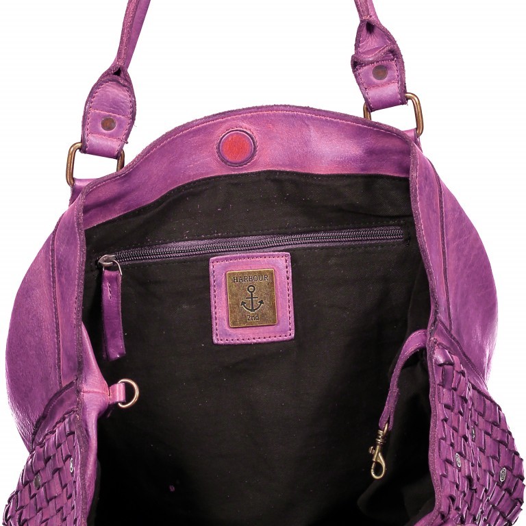 Shopper Soft-Weaving Dominika B3.6612 Wild Fuchsia, Farbe: rosa/pink, Marke: Harbour 2nd, EAN: 4046478032552, Bild 4 von 7