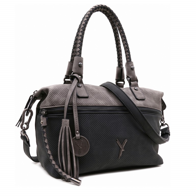 Shopper Romy 11322 Black Grey, Farbe: grau, Marke: Suri Frey, EAN: 4056185082719, Abmessungen in cm: 30x23x13.5, Bild 3 von 8