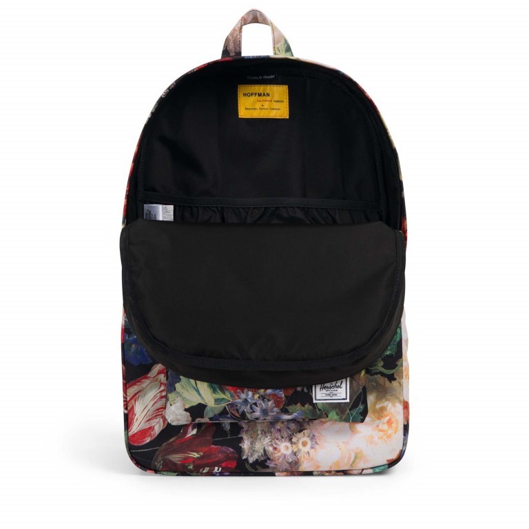 Rucksack Heritage Hoffmann California Fabrics Größe 19 Liter Fall Floral, Farbe: bunt, Marke: Herschel, EAN: 0828432206773, Abmessungen in cm: 31x45x12, Bild 3 von 4