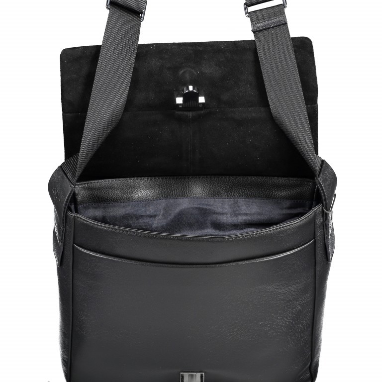 Kuriertasche Cardona Zelos MVF Black, Farbe: schwarz, Marke: Joop!, EAN: 4053533569083, Abmessungen in cm: 30x32x7, Bild 4 von 5