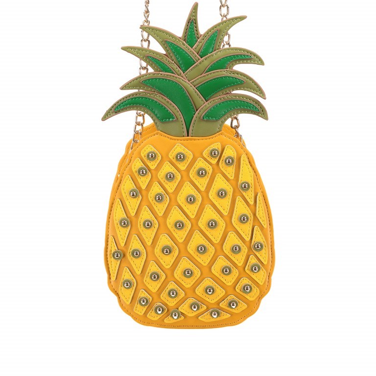 Schultertasche Ananas Gelb, Farbe: gelb, Marke: LYDC London, EAN: 4251350207809, Bild 1 von 4