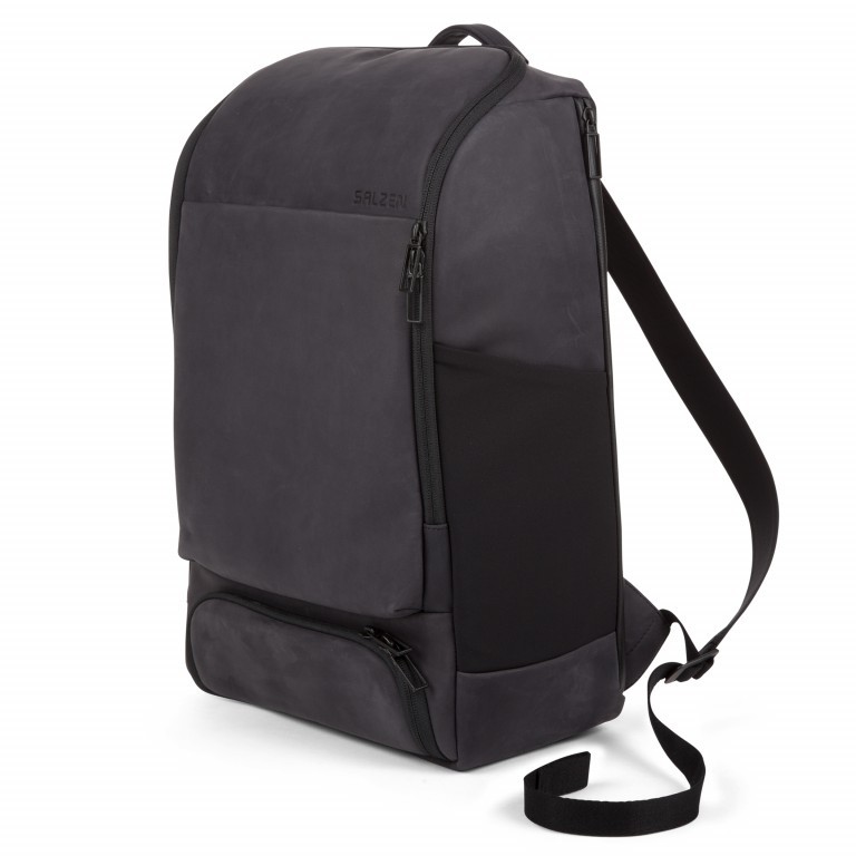 Rucksack Business ZEN-BAC-005 Charcoal Black, Farbe: schwarz, Marke: Salzen, EAN: 4057081030187, Abmessungen in cm: 31x48x14, Bild 2 von 8