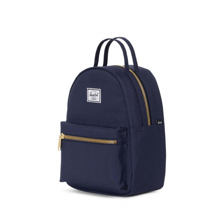 Rucksack Nova Mini Volumen 9 Liter Peacoat, Farbe: blau/petrol, Marke: Herschel, EAN: 0828432209897, Abmessungen in cm: 20x28x12, Bild 2 von 8