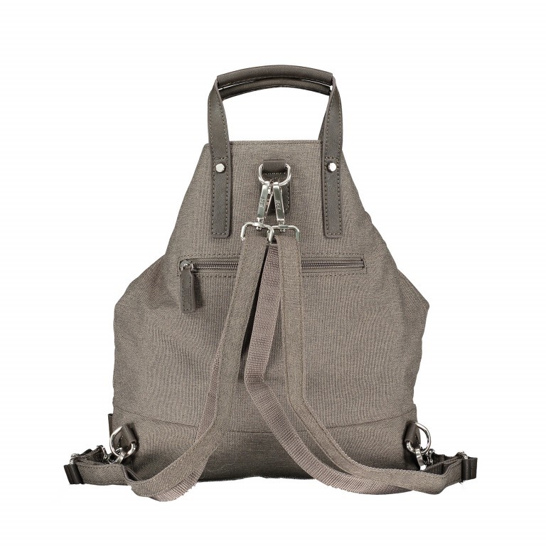 Rucksack Bergen X-Change Xs 3-in-1-Funktion Taupe, Farbe: taupe/khaki, Marke: Jost, EAN: 4025307728514, Abmessungen in cm: 29x32x10, Bild 6 von 10