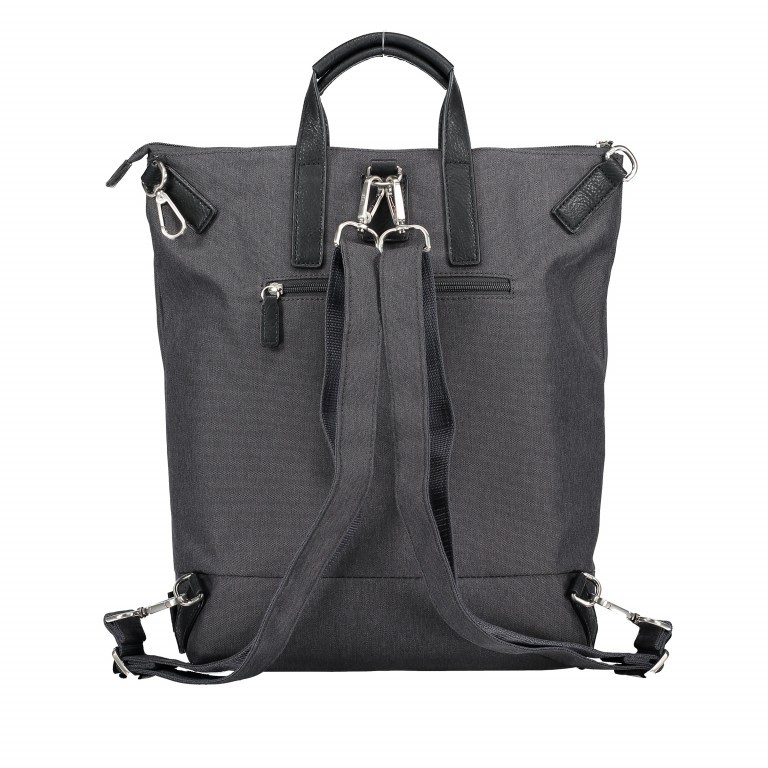 Rucksack Bergen X-Change S 3-in-1-Funktion Dark Grey, Farbe: grau, Marke: Jost, EAN: 4025307727685, Abmessungen in cm: 30x40x12, Bild 7 von 10