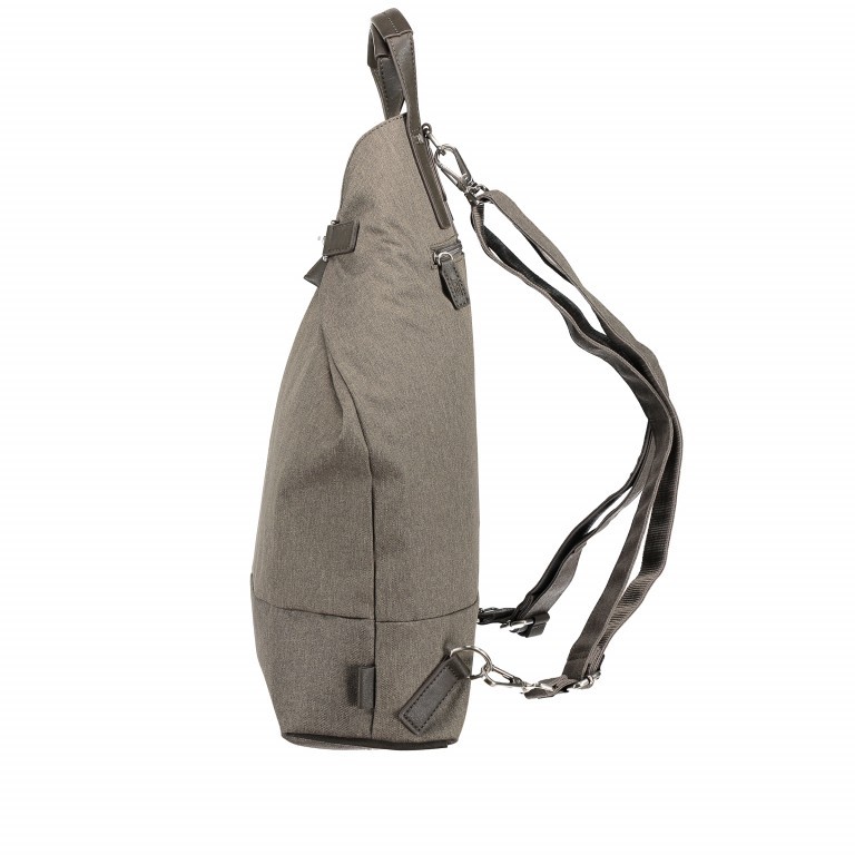 Rucksack Bergen X-Change L 3-in-1-Funktion Taupe, Farbe: taupe/khaki, Marke: Jost, EAN: 4025307728552, Abmessungen in cm: 36x48x13, Bild 3 von 9