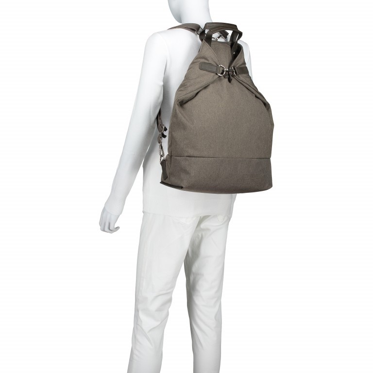 Rucksack Bergen X-Change L 3-in-1-Funktion Taupe, Farbe: taupe/khaki, Marke: Jost, EAN: 4025307728552, Abmessungen in cm: 36x48x13, Bild 8 von 9