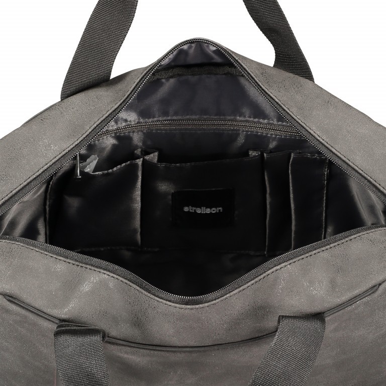 Briefbag Finchley Briefbag MHZ Dark Grey, Farbe: anthrazit, Marke: Strellson, EAN: 4053533599141, Abmessungen in cm: 40x29x14, Bild 4 von 5