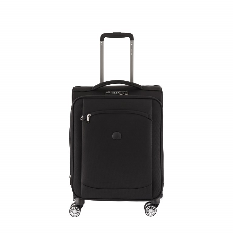 Koffer Montmartre Air Slim Größe 55cm Noir, Farbe: schwarz, Marke: Delsey, EAN: 3219110376159, Abmessungen in cm: 40x55x20, Bild 1 von 7