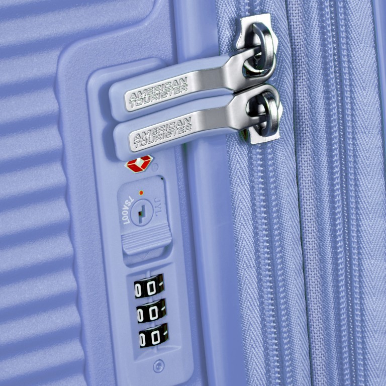 Trolley Soundbox 4-Rollen 77 cm Denim Blue, Farbe: blau/petrol, Marke: American Tourister, EAN: 5414847854170, Abmessungen in cm: 51.5x77x29.5, Bild 7 von 10