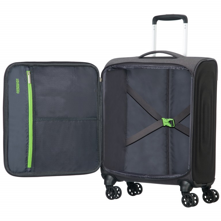 Kabinentrolley Sonic Surfer 55 cm Midnight Navy, Farbe: blau/petrol, Marke: American Tourister, EAN: 5414847822438, Abmessungen in cm: 40x55x20, Bild 3 von 5