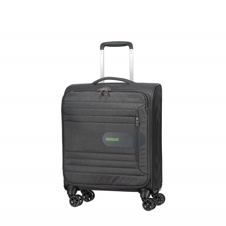 Kabinentrolley Sonic Surfer 55 cm Dark Shadow, Farbe: schwarz, Marke: American Tourister, EAN: 5414847822452, Abmessungen in cm: 40x55x20, Bild 1 von 5