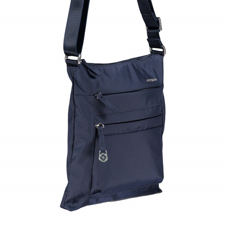 Umhängetasche Move 2.0 Mini Shoulder Bag Dark Blue, Farbe: blau/petrol, Marke: Samsonite, Abmessungen in cm: 23x26x3, Bild 2 von 6