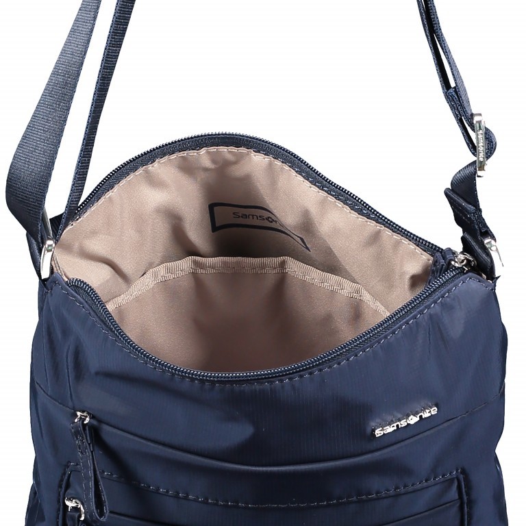 Umhängetasche Move 2.0 Mini Shoulder Bag Dark Blue, Farbe: blau/petrol, Marke: Samsonite, Abmessungen in cm: 23x26x3, Bild 4 von 6