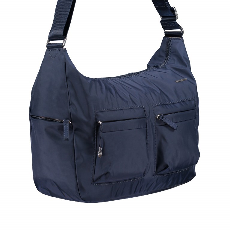 Umhängetasche Move 2.0 Shoulder Bag M Dark Blue, Farbe: blau/petrol, Marke: Samsonite, Abmessungen in cm: 31x26x12, Bild 2 von 6