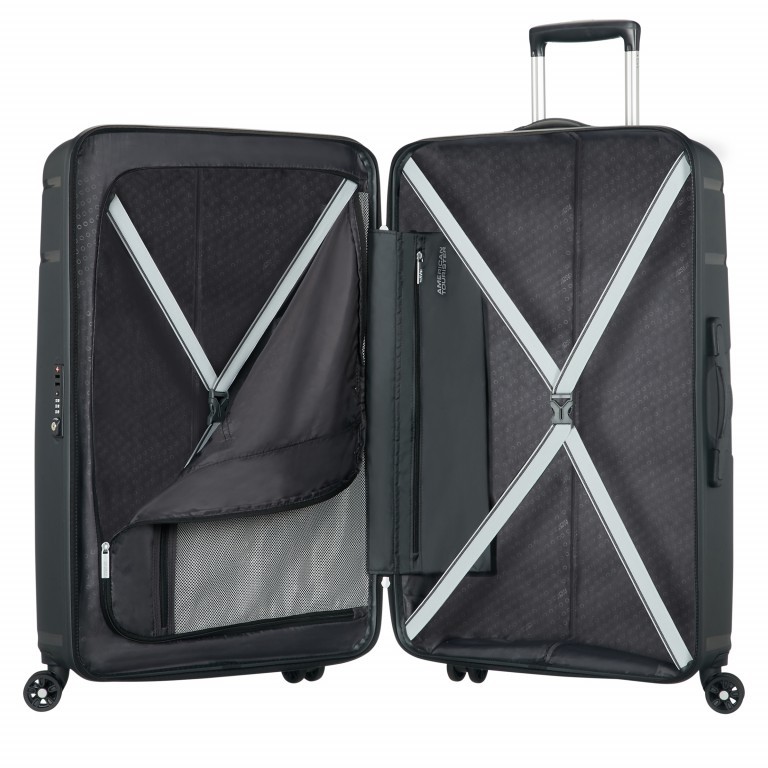 Trolley Skytracer 77 cm Dark Slate, Farbe: schwarz, Marke: American Tourister, EAN: 5414847700026, Abmessungen in cm: 50.5x77.5x30, Bild 3 von 9