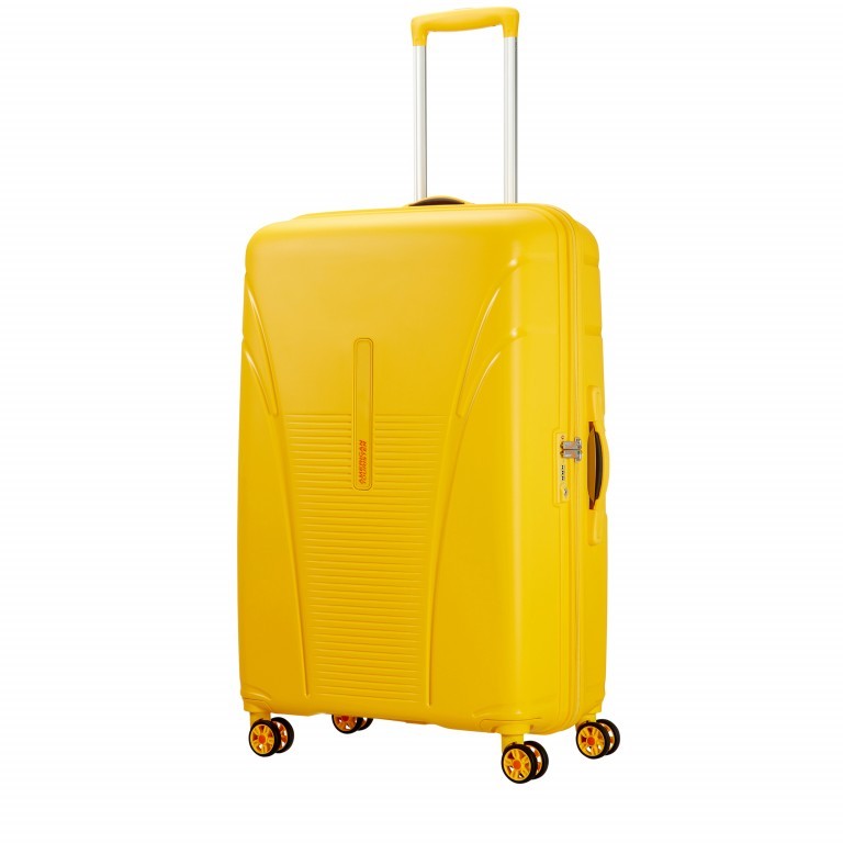 Trolley Skytracer 77 cm Saffran Yellow, Farbe: gelb, Marke: American Tourister, EAN: 5414847700033, Abmessungen in cm: 50.5x77.5x30, Bild 4 von 10