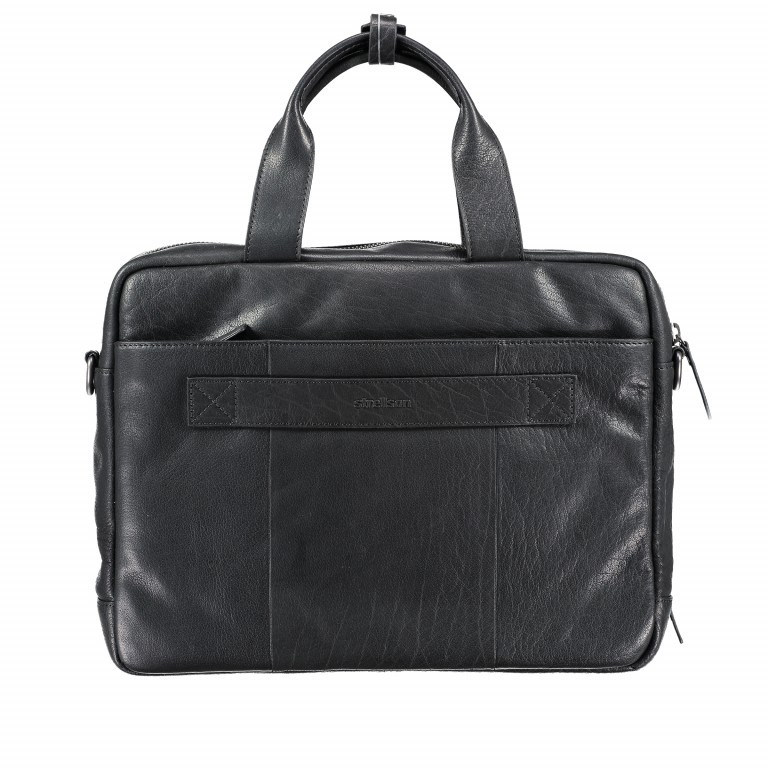 Aktentasche Coleman Briefbag MHZ Black, Farbe: schwarz, Marke: Strellson, EAN: 4053533651719, Abmessungen in cm: 38.5x30x12, Bild 6 von 7