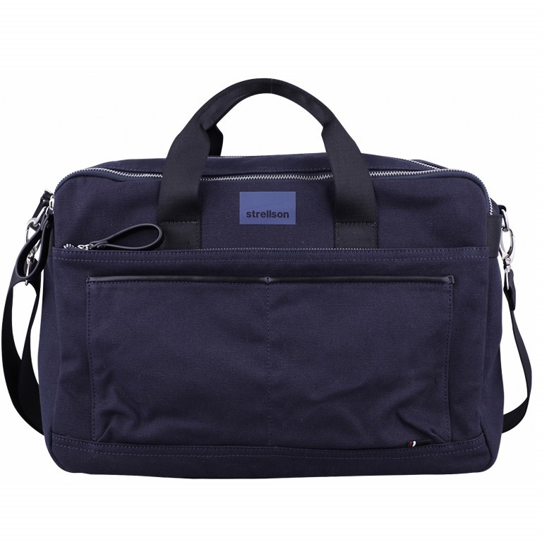 Aktentasche Harrow Briefbag MHZ Dark Blue, Farbe: blau/petrol, Marke: Strellson, EAN: 4053533651832, Abmessungen in cm: 40x28.5x12, Bild 1 von 1