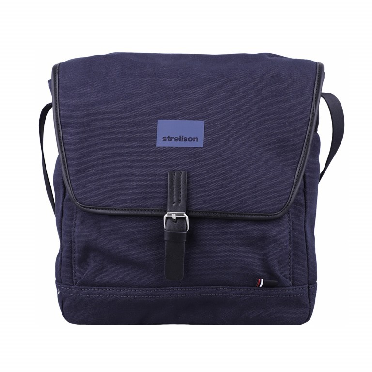 Umhängetasche Harrow Shoulderbag MVF Dark Blue, Farbe: blau/petrol, Marke: Strellson, EAN: 4053533651856, Abmessungen in cm: 27x29x9, Bild 1 von 1