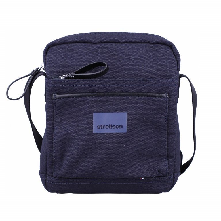 Umhängetasche Harrow Shoulderbag SVZ Dark Blue, Farbe: blau/petrol, Marke: Strellson, EAN: 4053533651863, Abmessungen in cm: 20.5x24.5x5, Bild 1 von 1